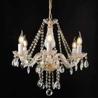 Art.No.BLK80416PCG- полилей от кристал за трапезария Gladiolo/Aca lighting от 