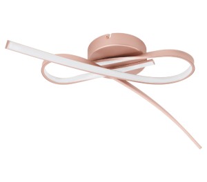 LED полилей розово злато PALOZZA