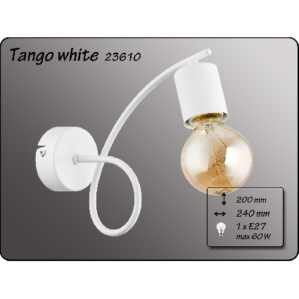 бял аплик TANGO