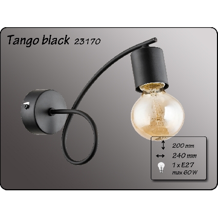 аплик черен TANGO