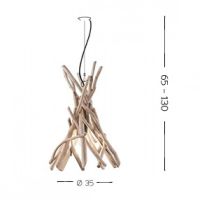 Art.No.129600- полилей от дърво DRIFTWOOD от 