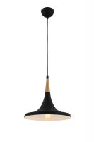 Art.No.AV-4100-A6-BSY- полилей черен с дърво за трапезария 4100 от 